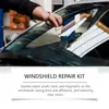 Kit de Reparación y Limpieza de Parabrisas Homonth para Coche, Tres Piezas