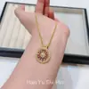 "Rosetón" Collar y Pulsera de Brújula Rosa de Lujo, Cadena para Clavícula Elegante Vintage de Lujo Ligero con Artesanía Pesada
