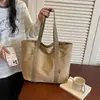 Bolso de Hombro Único para Mujer Bolso Tote de Lona con Múltiples Compartimentos para Mujer Gran Capacidad Puede Caber Portátil de 14 Pulgadas Bolso para Viajes Diarios Bolso de Mano para Estudiante