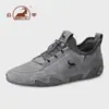 Zapatos de Hombre Sheep Primavera y Otoño Nuevos Zapatos Casuales de Piel Genuina para Hombre Zapatos Deportivos para Exteriores Versátiles de Suela Blanda para Hombre Modelos de Piel para Hombre