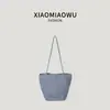 Bolsa de ombro de camurça transfronteiriça coreana para mulheres, adequada para ir ao trabalho, casual, fashion, vintage, estilo versátil, padrão de veado, bolsa tote estilo balde salpicada