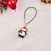 Pato de Navidad Lindo de Dibujos Animados Europeo y Americano, Colgante de Campana, Alce, Colgante para Teléfono Móvil, Colgante para Bolsa, Decoración Navideña