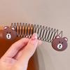 Artefato de cabelo quebrado para mulheres e crianças Cabelo Pin Traseira da Cabeça Invisível Pente Pontiagudo Bebê Acabamento Bangs Quebrado Pente Headwear Meninas