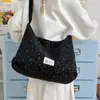Bolso de Moda Fresco y Dulce de un Solo Hombro, Gran Capacidad, Bolso Cruzado Casual Estilo Japonés y Coreano con Lazo, Bolso para Estudiante y Viajero