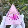 Comércio transfronteiriço Amazon Crystal Pyramid Crystal Gravel Glue Resina Home Desktop Handmade Decoração Presente