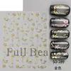 Belleza Total Transfronterizo Nuevas Pegatinas para Uñas Ins Doradas y Plateadas Bohemianas con Forma de Corazón y Estrella Pegatinas para Uñas