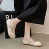 Popular Retro Single Shoes Feminino All-match 2025 Primavera Novo Casual Macio-solado Leve Raso Flat Mary Jane Sapatos