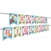 Ba344 Amazon Fiesta del Té de Alicia Banner de Guirnalda Decoración de Banderines Bandera Colgante Festiva
