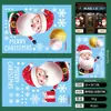 Pegatinas Electrostáticas de Copo de Nieve Blanco Navideño Transfronterizo Pegatinas Decorativas para Vidrio de Ventana Puerta Diseño de Fondo para Ventana Pegatinas de Ventana