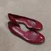Sensación de Piel de Oveja~Estilo Retro Piel Genuina Suave Zapatos Planos de Punta Redonda con Corte Lateral para Mujer, Zapatos de Abuela Negros de Piel Suave sin Cordones de Boca Baja