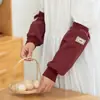 Nueva manga impermeable resistente al desgaste a prueba de aceite para tareas domésticas de cocina, manga de pintura, manga de chaqueta de plumón de otoño e invierno, anti-suciedad