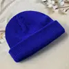 Gorro de Lana Tejido de Moda Estilo Coreano, Gorro de Lana Cálido de Otoño e Invierno, Gorro de Punto Cálido para Hombre con Logo Personalizado