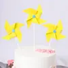Paquete de 10 bolas de pelo para decorar tartas de cumpleaños, nubes, luna roja enchufable, nubes blancas, adornos de arcoíris para tartas, banderas.