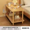 Mesita de noche para dormitorio de apartamento de alquiler, Gabinete de noche simple, Armario de almacenamiento de mesita de noche, Mesa auxiliar de madera para el hogar en la sala de estar, Mesa cuadrada pequeña