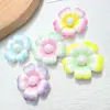 Pequeña Flor Fresca de Cinco Pétalos Flor Pequeña Pasador de Pelo Accesorios para el Cabello Accesorios de Resina Flor Hecha a Mano DIY Pin de Pico de Pato Joyería