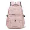 Nova mochila feminina de grande capacidade, simples, leve, estilosa, bolsa escolar de alto valor, versão coreana, mochila de viagem moderna para alunos do ensino fundamental II e médio