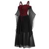 2023 Amazon Halloween Bruja Halter Vendaje Vestido Largo de Gran Vuelo 5 Colores 8 Tallas Gran Stock