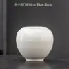 Vaso Cerâmico Estilo Chinês Floco de Neve Pequeno Diâmetro para Plantas de Interior, Vaso para Plantas Verdes Fácil de Cuidar, Decoração Criativa para Mesa de Chá de Escritório, Sala de Chá