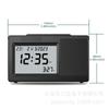 Faj-106 # Pantalla Blanco y Negro Escritorio Escritorio Batería Enchufe USB Doble Uso Exportación Calendario Perpetuo Reloj Digital Reloj