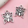 Comercio exterior superventas Plata tibetana animal mariposa tortuga aleación joyería colgante hecho a mano DIY collar pulsera colgante accesorios