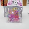 Banda para el cabello infantil color caramelo, sencilla cuerda para el cabello, banda de goma gruesa desechable, accesorios para el cabello, 2 yuanes al por mayor