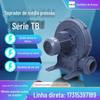 Gás de média pressão permeável de Litz TB TB125-3 2.2KW de média pressão transportando grande volume de ar para suportar a combustão
