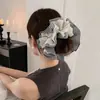 Scrunchies Súper Elegantes para Mujer 2025 Nuevo Otoño e Invierno Estilo Perezoso de Lujo Versión Coreana Scrunchies Ligas para el Cabello