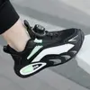 Sapatos Infantis Meninos Tênis Esportivo 2026 Outono Meninas Malha Respirável Casual Tênis de Corrida Fivela Rotativa Sapatos de Pai para Crianças