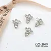 Joyería de Aleación para Uñas Nuevo Lazo Perla Accesorios Estilo Ins Popular Estilo Caliente Flor Decoración de Uñas Diamante