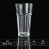Vaso de Cerveza de Plástico Acrílico PC Anticaída Resistente al Calor Copa de Vino Transparente Octagonal KTV Bar Hogar Restaurante Vaso