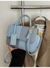 Bolso Cuadrado Pequeño de Mano de Color Contrastante Transfronterizo para Mujer 2025 Nuevo Estilo de Moda Bolso de Un Hombro Personalizado para Viaje Diario
