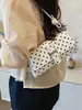 Bolsa de Mão Minimalista com Bolinhas de Nicho 2026 Novo Estilo Bolsa de Ombro para Sob o Braço Bolsa de Ombro da Moda para o Dia a Dia Feminina Tendência Transfronteiriça