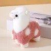 Bolsa de Brinquedo de Pelúcia de Alpaca Fofa Decoração de Brinquedo de Pelúcia Chaveiro Decoração de Boneca de Pelúcia Pingente