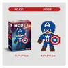 Figuras de Dibujos Animados Sanrio de Marvel Animation Transfronterizas, Bloques de Construcción Pequeños de Micropartículas Lego, Juguetes Educativos, Venta al por Mayor de Fabricantes
