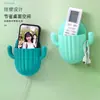 Estante de Almacenamiento Multifuncional de Cactus para Montar en la Pared para Teléfono de Mesita de Noche y Herramientas de Maquillaje, Caja de Almacenamiento para Baño