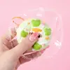 Tres Pequeños Donas Peludas Juguete Squishy Caja Sorpresa Dibujo Animado de Moda Lindo Alivio del Estrés Juguete para Niños Regalo Creativo Venta al por Mayor