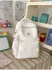 Nova mochila de alta qualidade, simples e fofa, em tons de azul e rosa, mochila de nicho de grande capacidade para meninas do ensino fundamental, médio e universitário