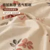 Juego de Ropa de Cama de Algodón Cepillado Grueso Francés de Cuatro Piezas Algodón Completo Retro Habitación Principal Adecuado para Dormir Desnudo Sábana Funda de Edredón Juego de Tres Piezas 1.8