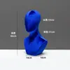 Accesorios de Maniquí para Pelucas, Soporte para Sombreros, Cabeza de Maniquí, Soporte para Exhibición de Joyería, Soporte para Collares, Cabeza de Maniquí con Agujeros para Pines