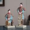 Original Rijin Doujin Artesanías de Guerreros de Terracota Adornos Hogar Sala de Estar Mueble de TV Gabinete de Vino Entrada Estudio Decoraciones