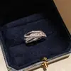 Anillo de plata de ley S925 con cruz de múltiples capas y circonita para mujer, dos tonos, resistente, lleno de diamantes, lujo ligero, elegante, anillo de dedo índice abierto