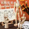 Modelo de Marioneta Creativo Articulado Juguete de Madera Mano de Madera Adorno de Escritorio Modelo de Mano Humana Artesanía de Madera