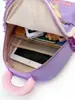 Mochila Deportiva Femenina Lindo Panda Rojo Mochila Infantil Pequeña Princesa Tarjeta Jardín de Infancia Grados 1-3 Bolso Escolar