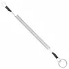 Cable de acero con mosquetón, popular en AliExpress, cordón retráctil portátil para llaves anti-pérdida, cuerda anti-pérdida para equipo de pesca