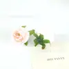 Cabeças de flores de rosa artificiais, botões de flor, tecido de seda DIY acessórios de flor para decoração de casamento, materiais de rosa multicoloridos, atacado do fabricante