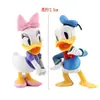 Decoração de Bolo do Pato Donald Celebridade da Internet Mickey Mouse Pato Desenho Animado Aniversário Infantil Acessórios de Confeitaria Plug-in