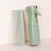 Set de Peine Biodegradable de Paja de Trigo Natural Platino para Peinar el Cabello de Tres Piezas, Set de Peine de Dientes Anchos para Aceite, Peine con Inserto de Plástico para Spray