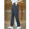 Jeans Casuais Lyocell Tencel Masculino 2026 Novo Calça Longa Reta Solta Calça Esportiva Fina de Verão