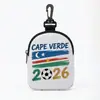 2026 Copa do Mundo de Futebol Transfronteiriça Bandeira Nacional Fone de Ouvido com Fio Bolsa de Armazenamento Bolsa de Transporte Portátil Porta-Cartões Porta-Moedas