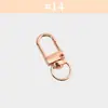 Hebilla de Puerta Giratoria Pintada de Colores Colgante de Joyería DIY Llavero de Metal para Equipaje Accesorio para Muñeca Venta al por Mayor